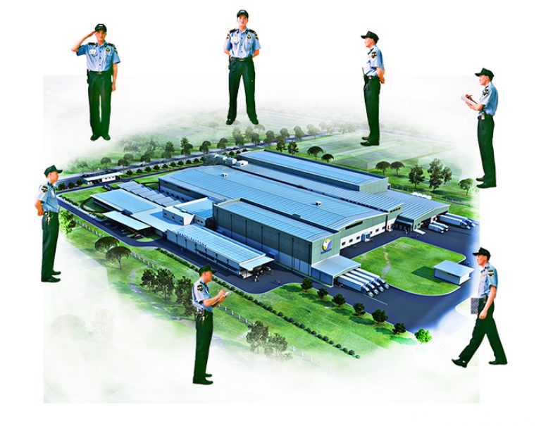 factory security guards position